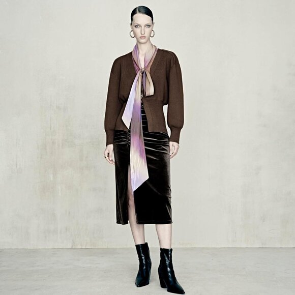 Women Knitted Cardigan V-Neck Long Sleeve Lightweight Button Down Outwear - Picture 6 of 6